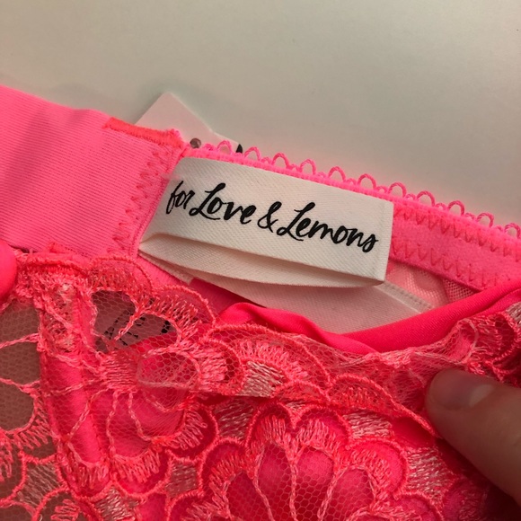 For Love and Lemons Daisy Long Line Bra NWT - Picture 7 of 7